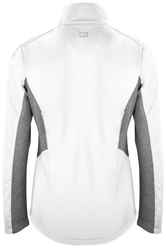 Cutter & Buck - Navigate Softshell Jacket Dames Wit XS