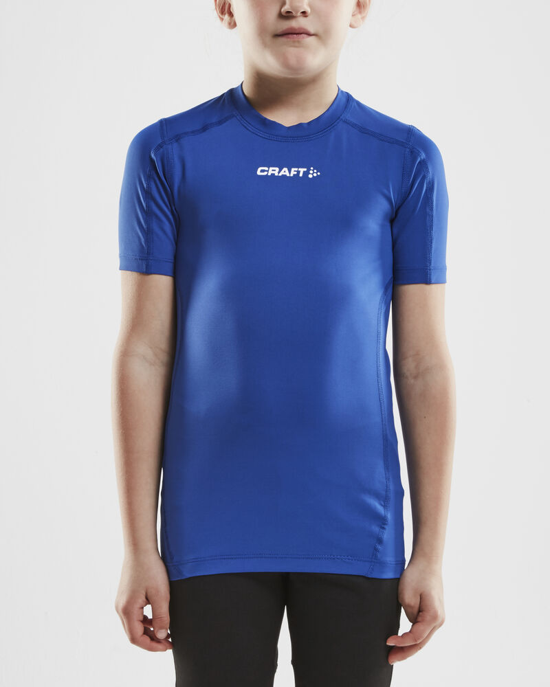 Craft - Pro Control Compression Tee Jr Club Cobolt 146/152