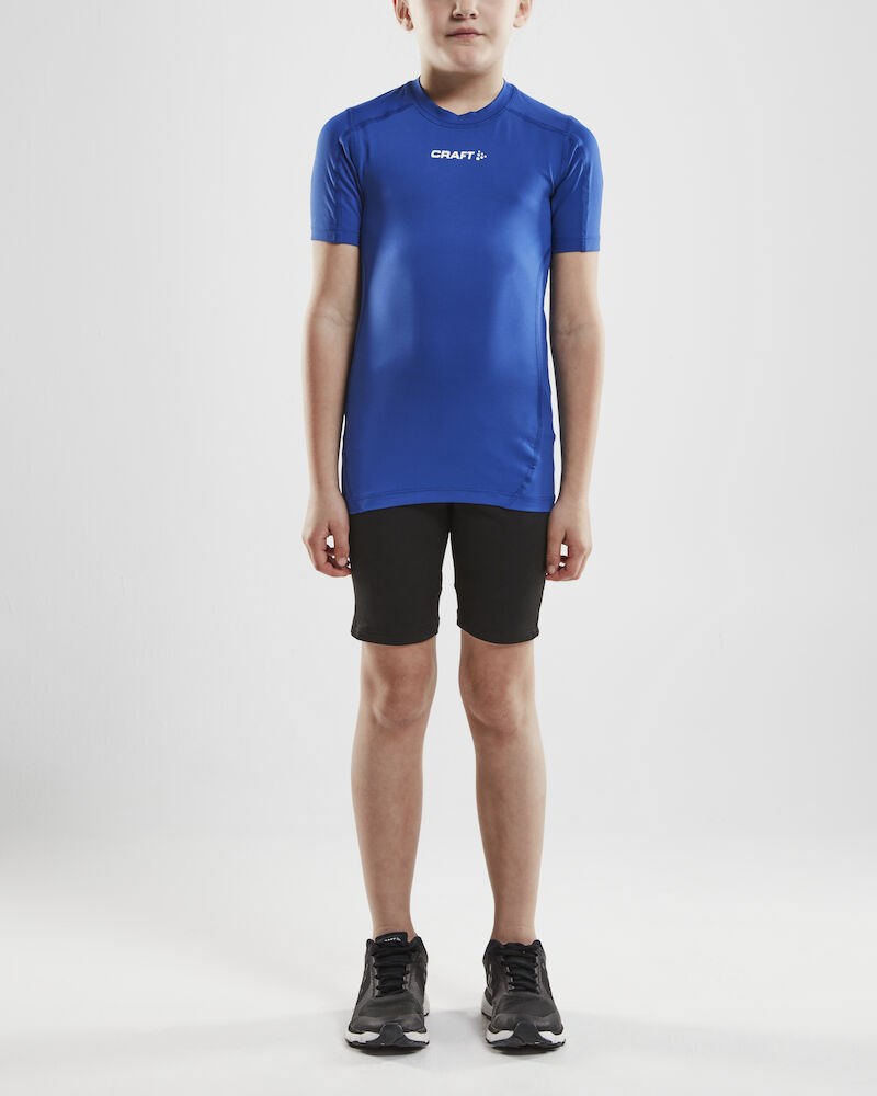 Craft - Pro Control Compression Tee Jr Club Cobolt 146/152