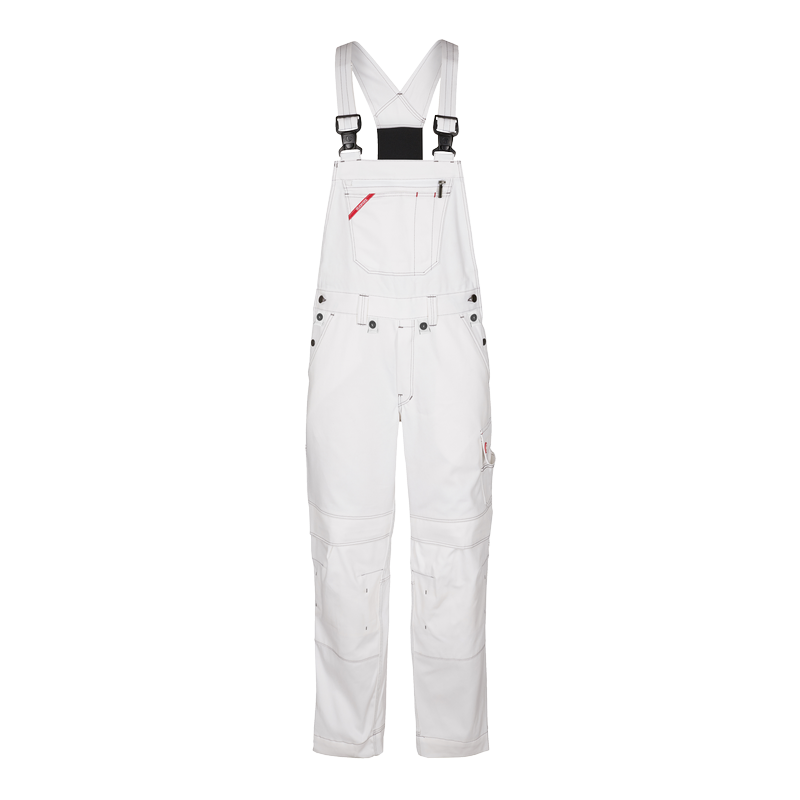 Engel Combat Bib Overall Cotton - White