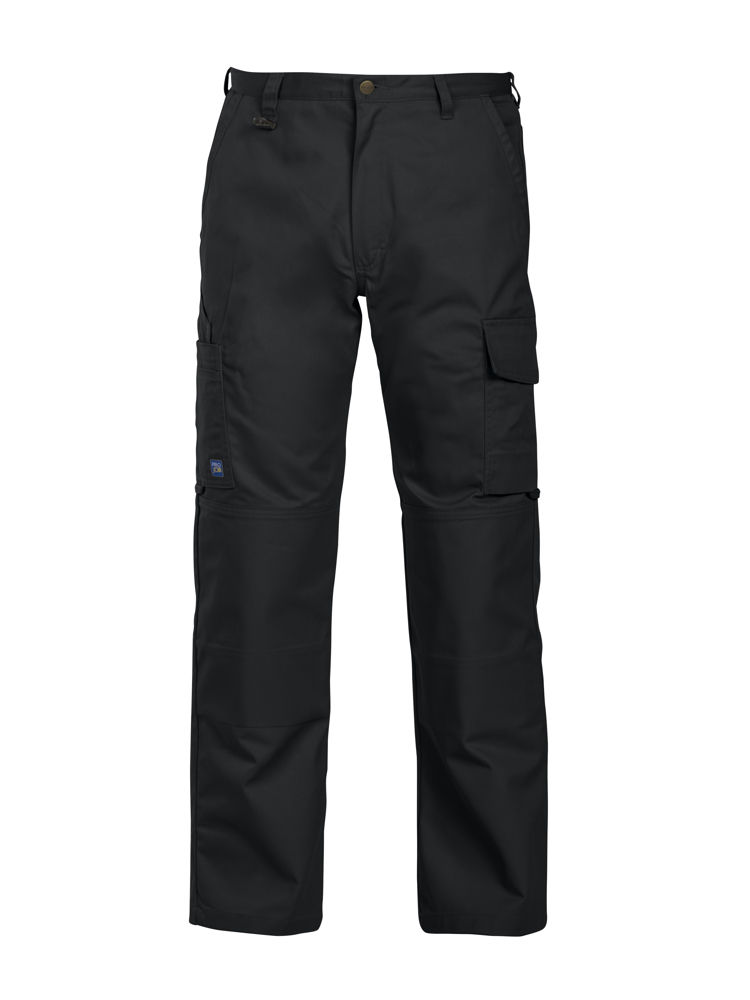 2501 BROEK MET KNIEZAKKEN - Zwart