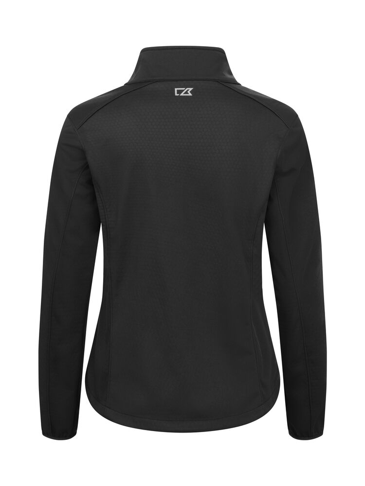 Cutter & Buck - Oak Harbor Softshell Jacket Dames Zwart XS