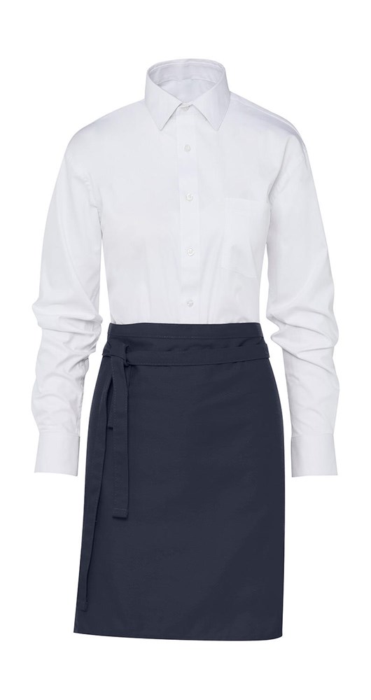 BRUSSELS Short Bistro Apron - Navy