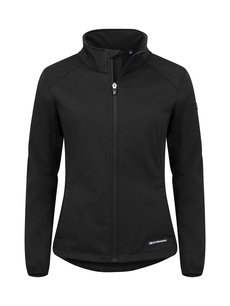 Cutter & Buck - Oak Harbor Softshell Jacket Dames - Zwart
