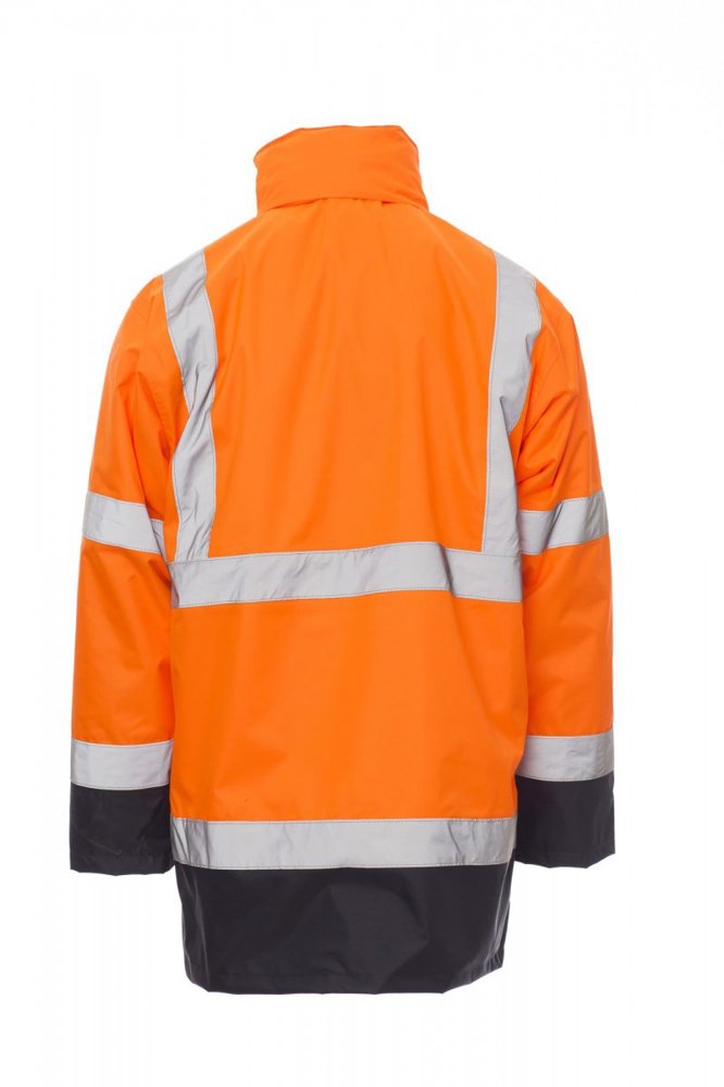 Dockyard fluorescent orange/navy blue S
