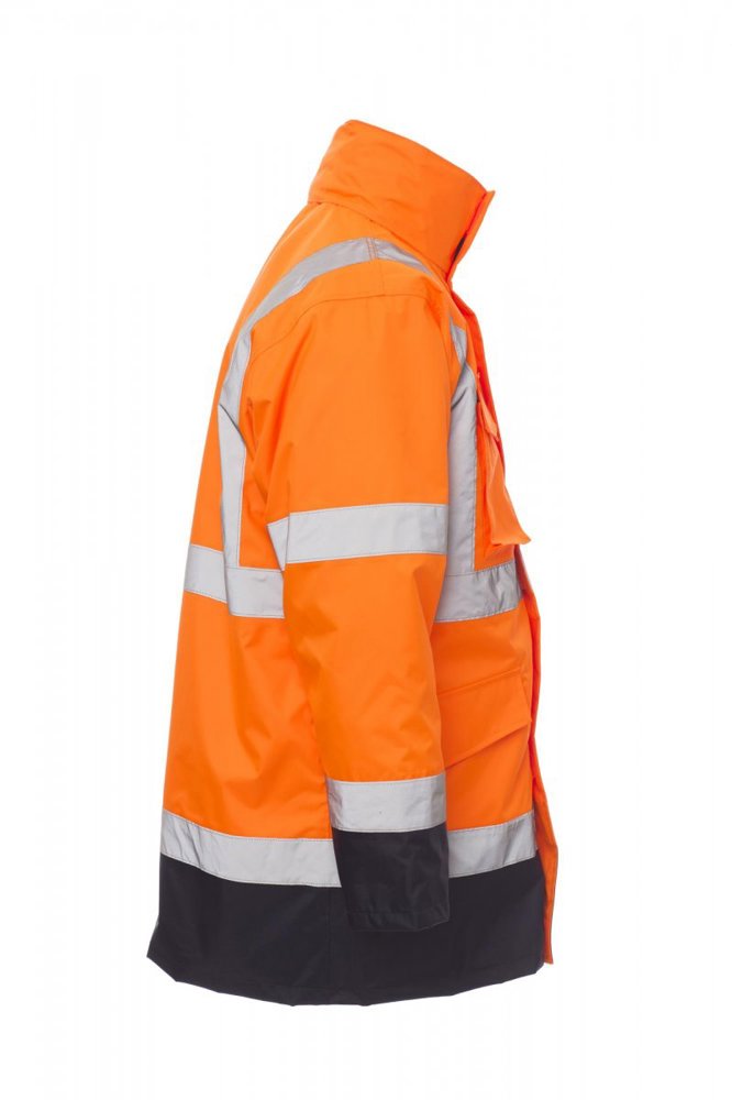 Dockyard fluorescent orange/navy blue S