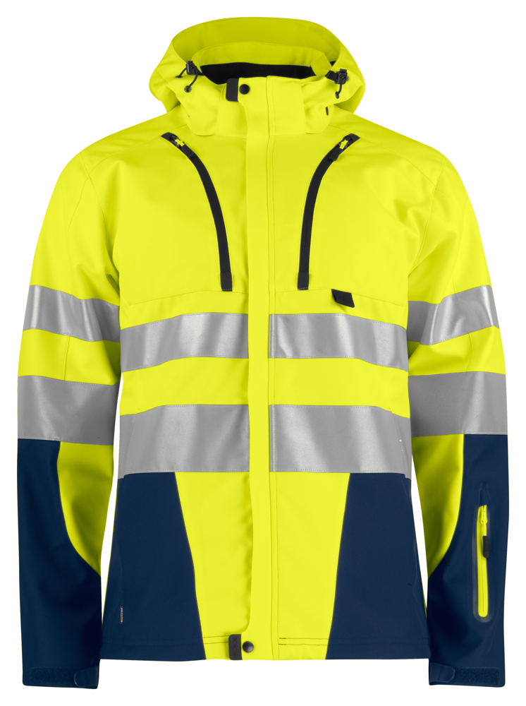 6419 ONGEVOERDE SIGNALISATIESOFTSHELL EN ISO 20471 KLASSE 3