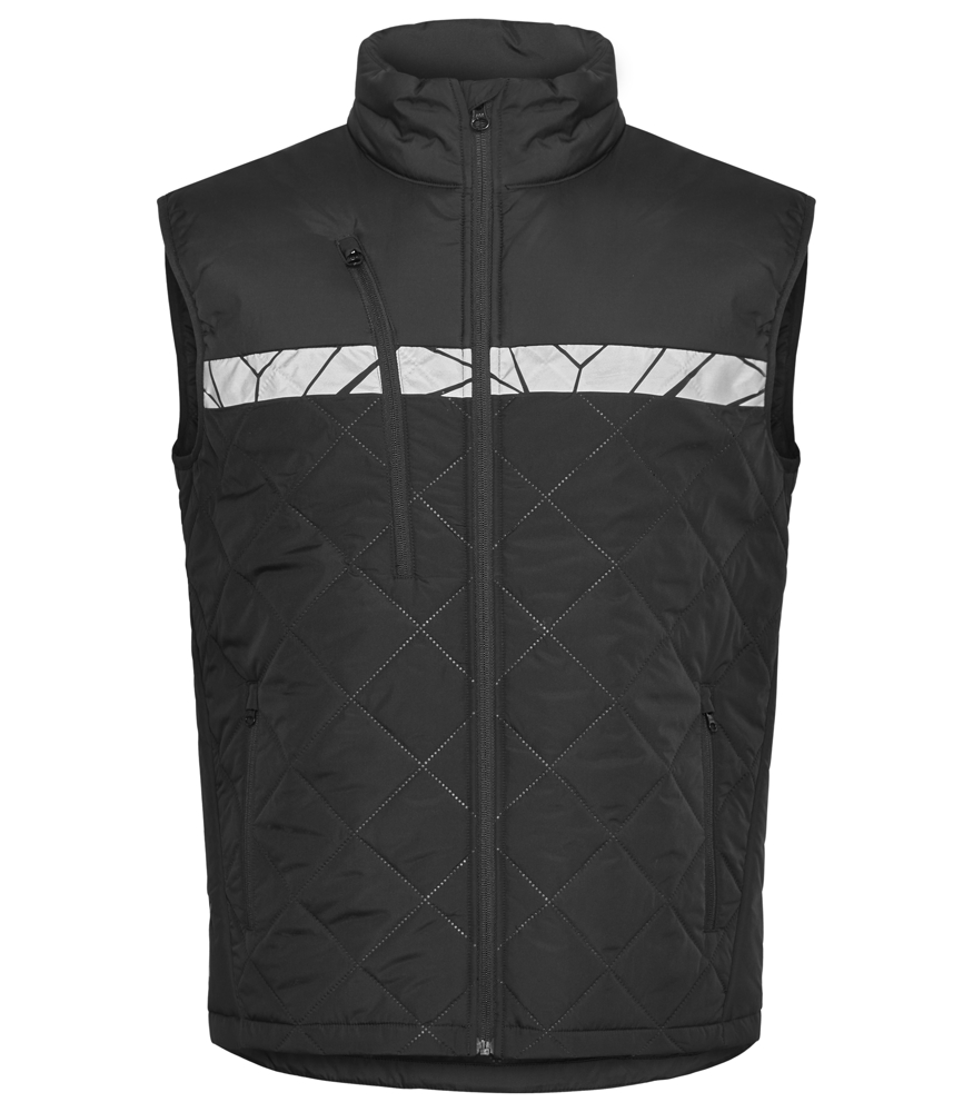 7700 BODYWARMER - Zwart/Zwart
