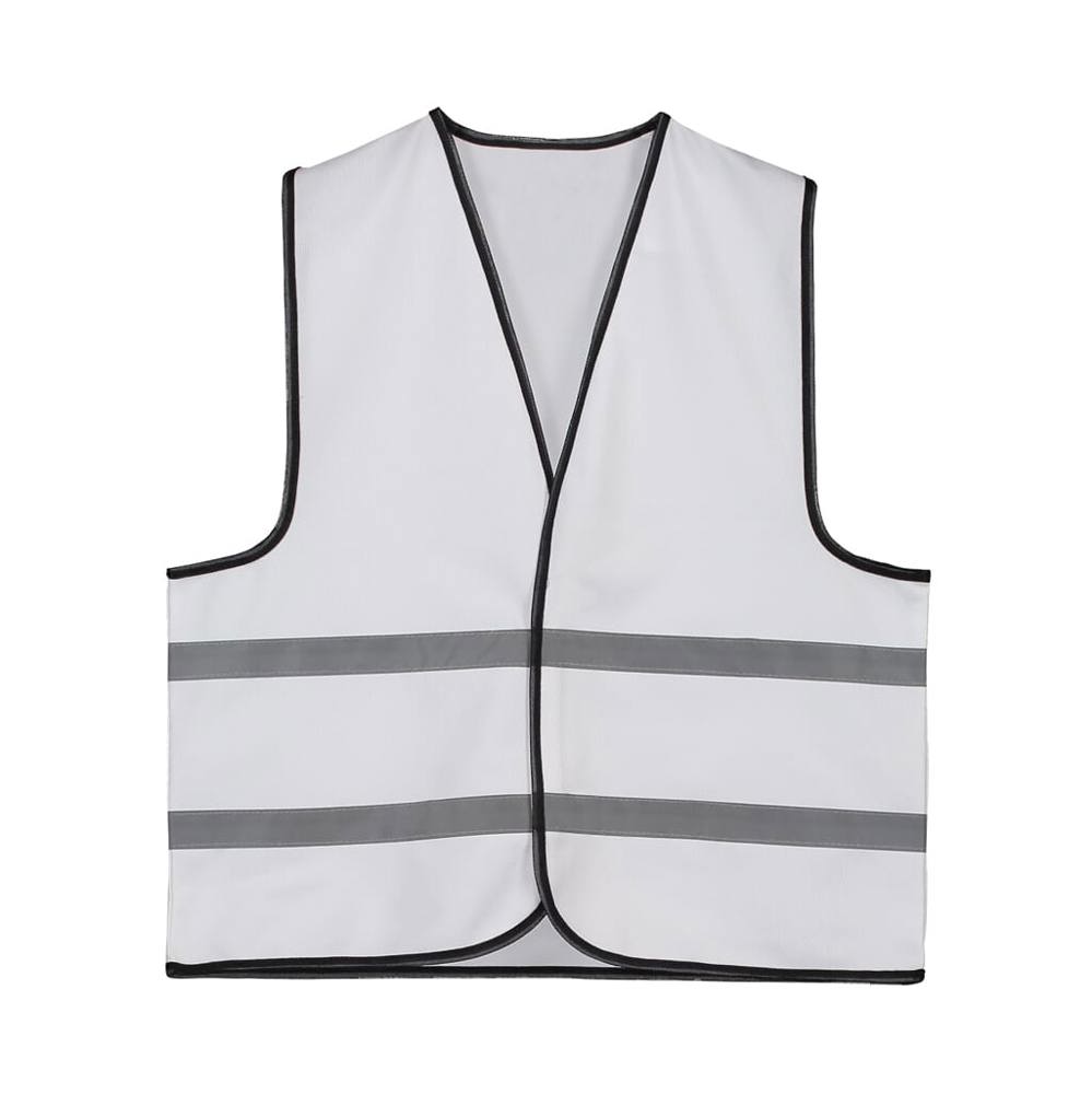 Kinder veiligheidsvest gekleurd 6-12 jaar - Wit (WHITE) / Wit