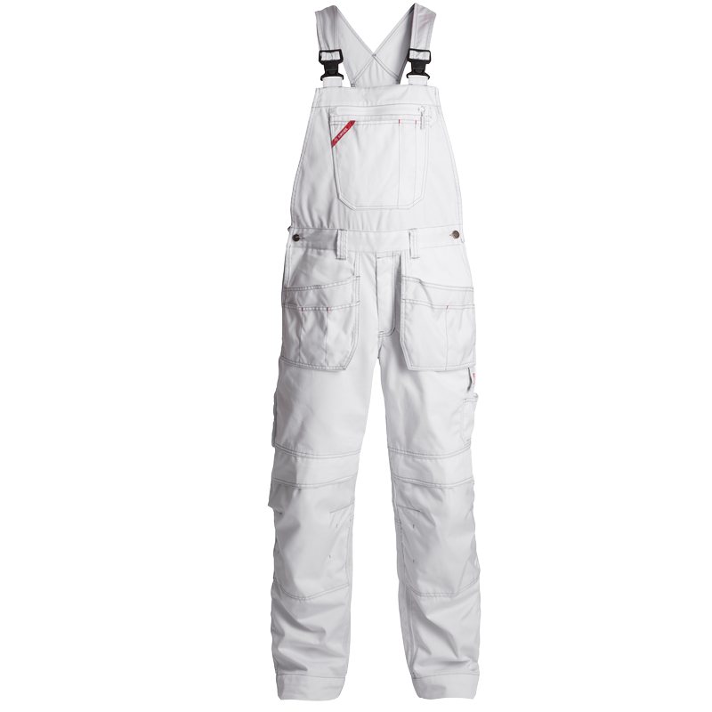 Engel Combat Bib Overall Pockets - White