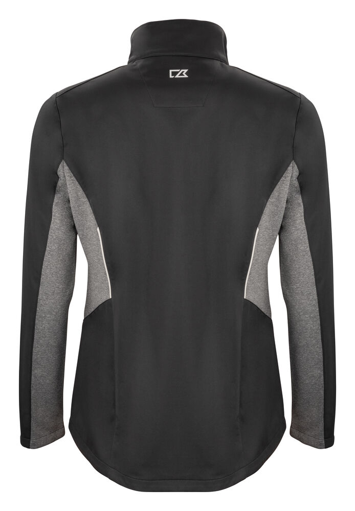Cutter & Buck - Navigate Softshell Jacket Dames Zwart S